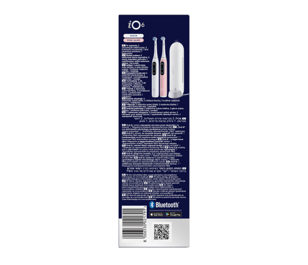 Oral-B Szczoteczeka magnetyczna iO6 Duo (biała + różowa) - 1519318 - zdjęcie 6